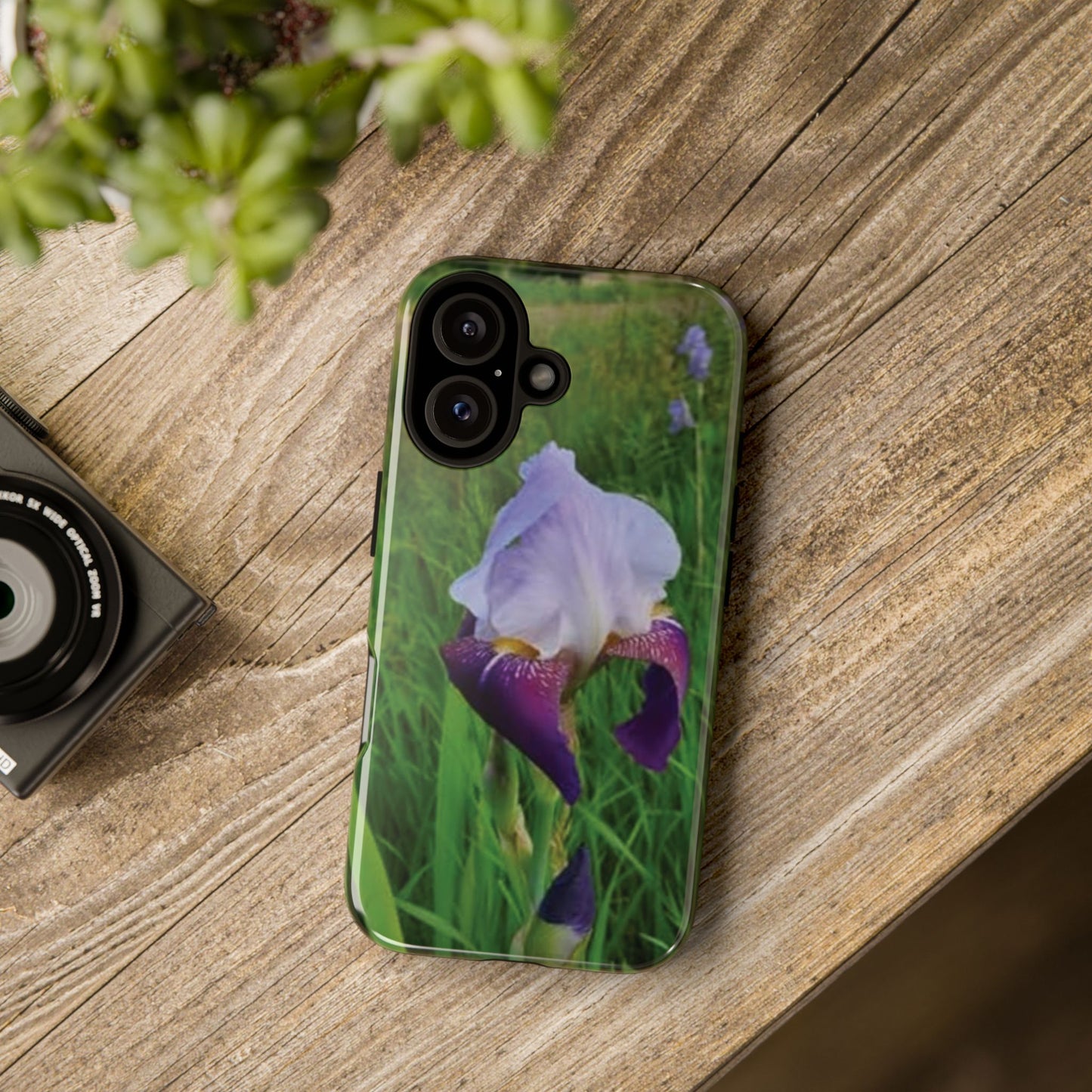 Iris Floral Phone Case - Tough & Stylish Protection for Nature Lovers