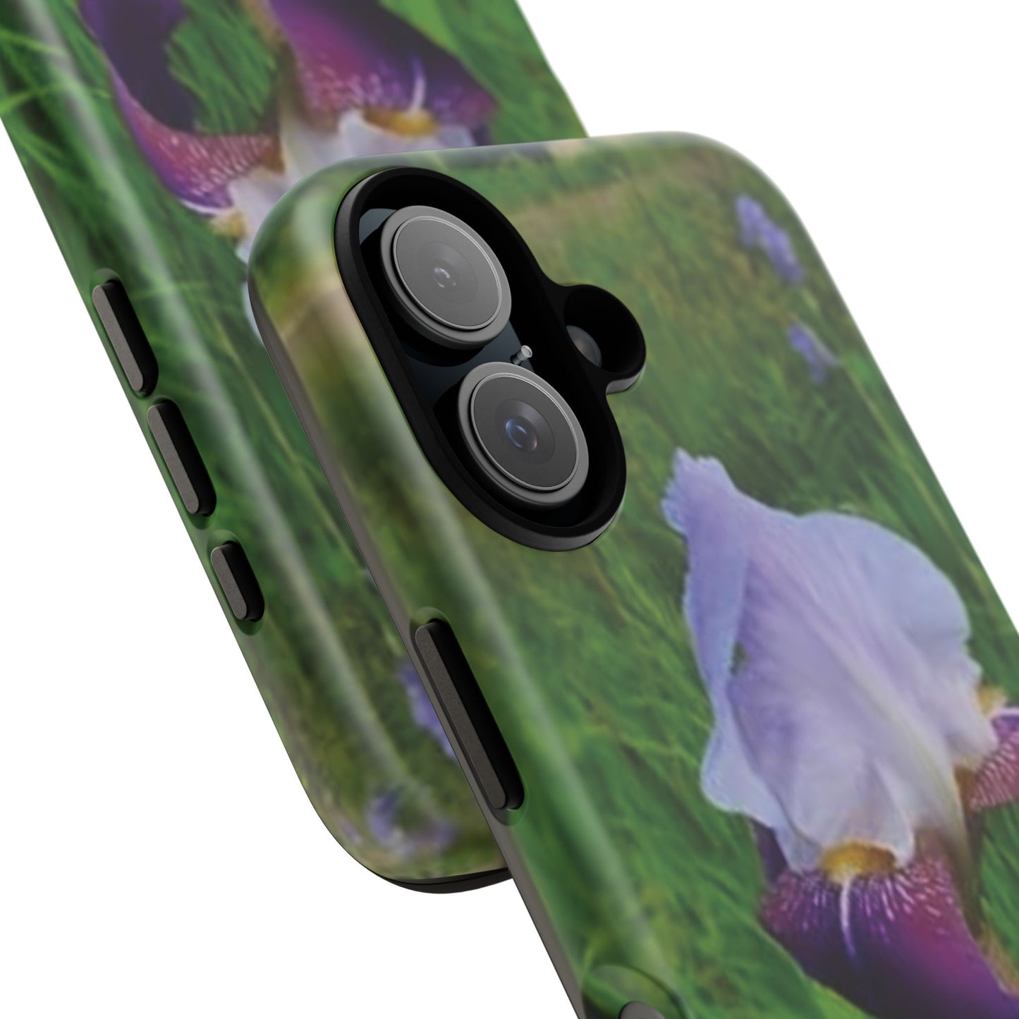 Iris Floral Phone Case - Tough & Stylish Protection for Nature Lovers