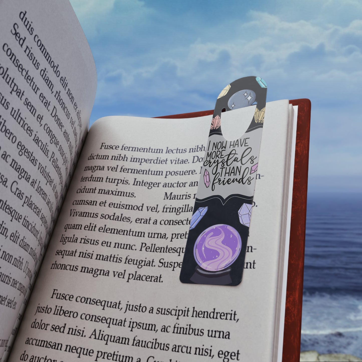 Bookmark Now I have more crystals than friends