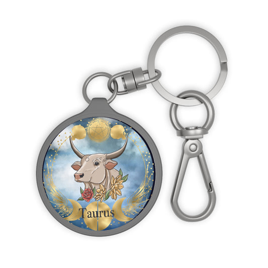 Keyring Tag Taurus Zodiac Astrology Gift