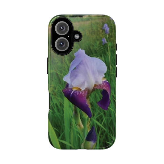 Iris Floral Phone Case - Tough & Stylish Protection for Nature Lovers
