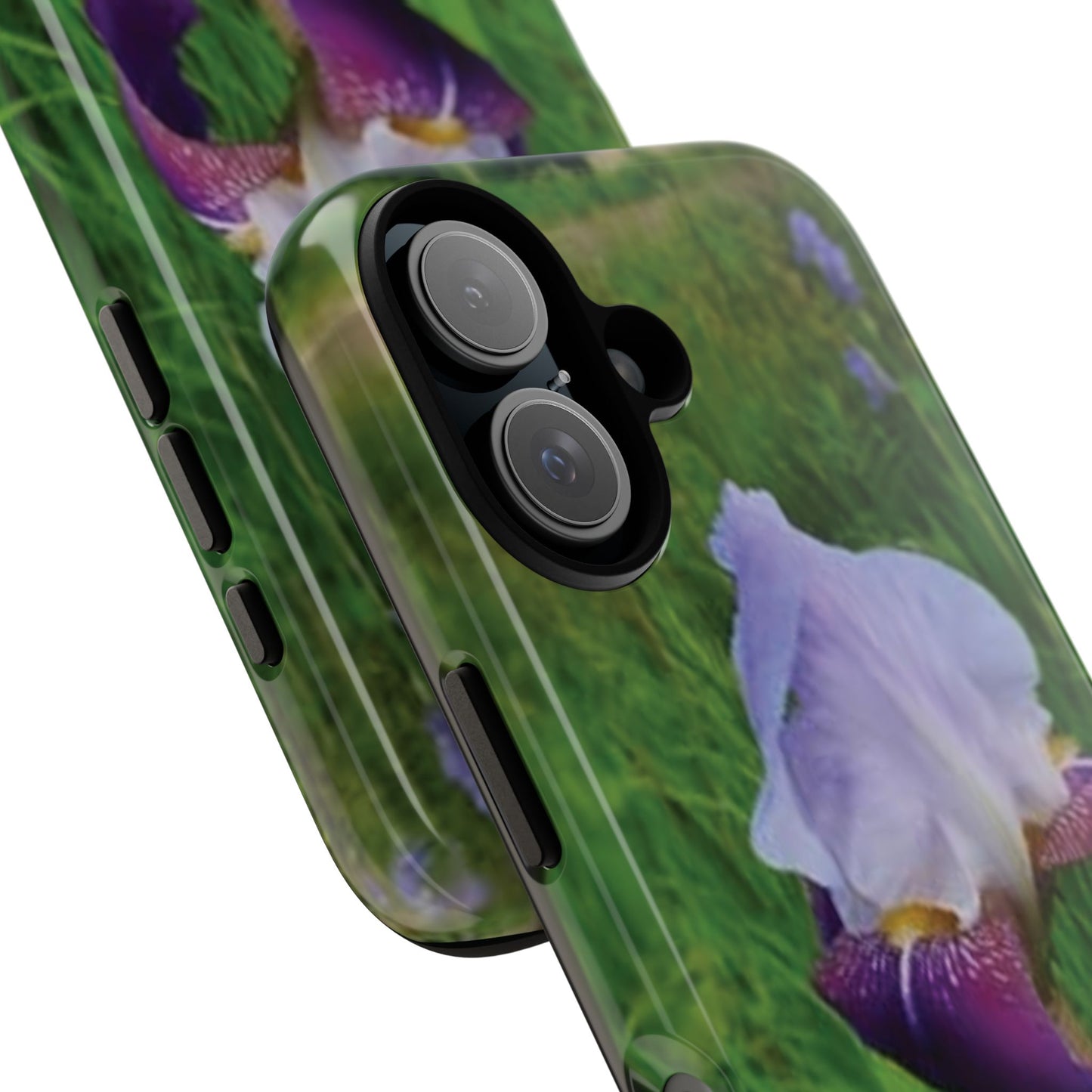 Iris Floral Phone Case - Tough & Stylish Protection for Nature Lovers