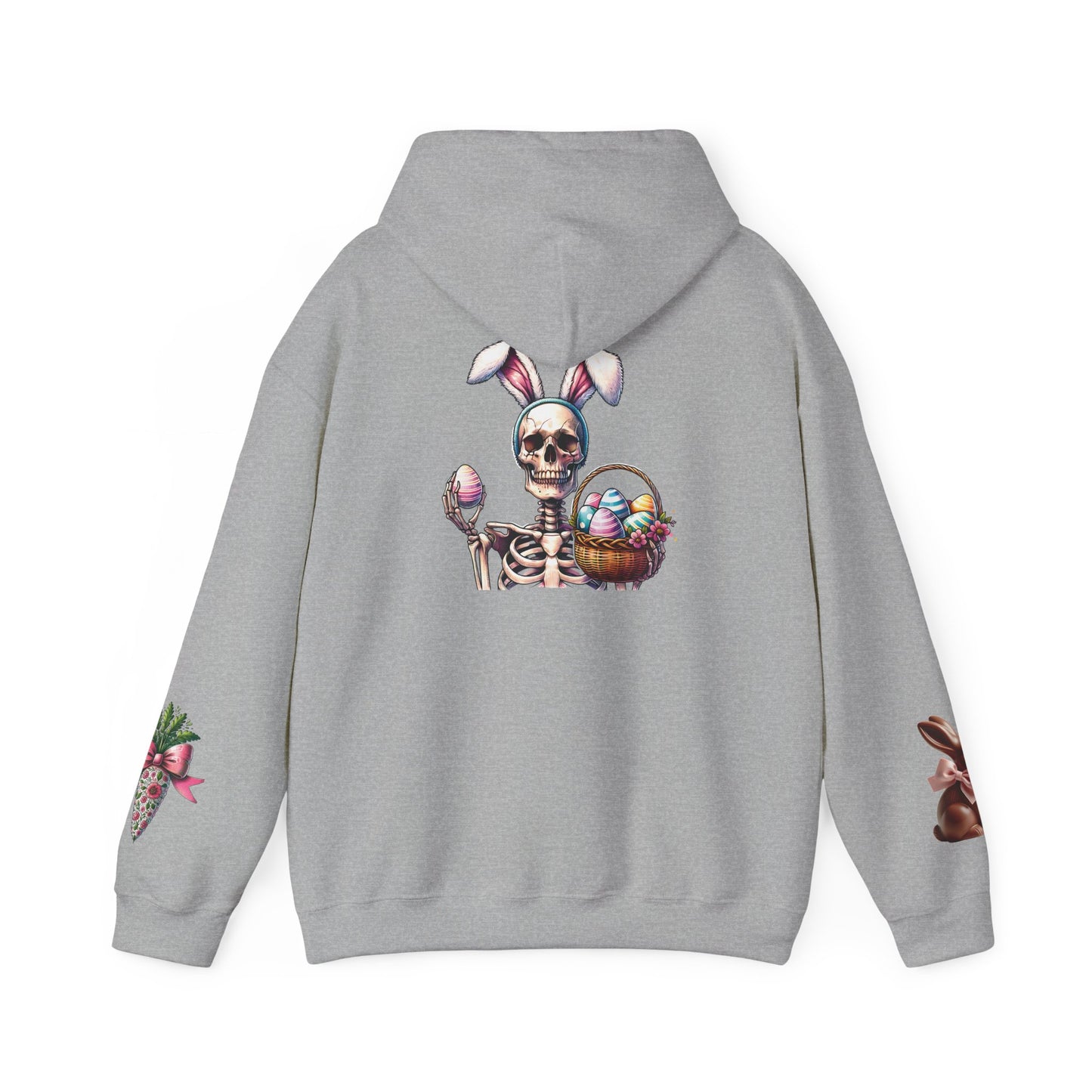 Skeleton Hoodie — "Dead inside buy is Easter" Easter Skull Pullover