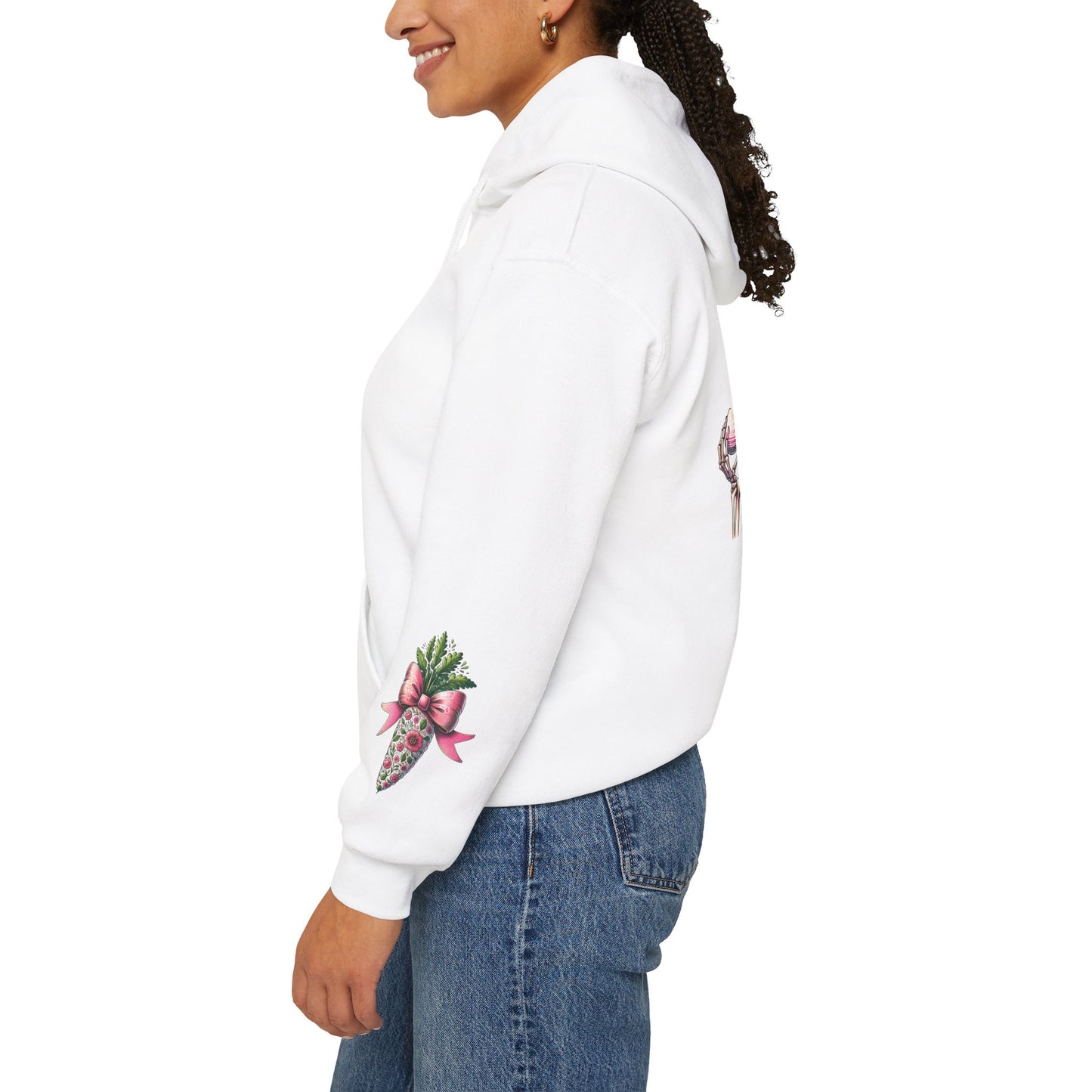 Skeleton Hoodie — "Dead inside buy is Easter" Easter Skull Pullover