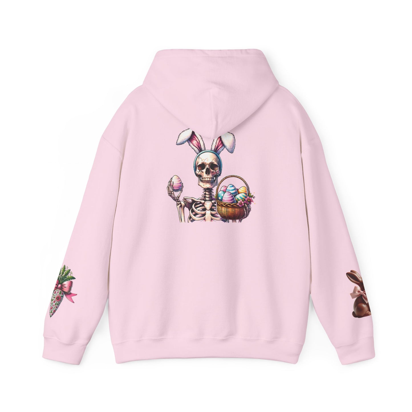 Skeleton Hoodie — "Dead inside buy is Easter" Easter Skull Pullover