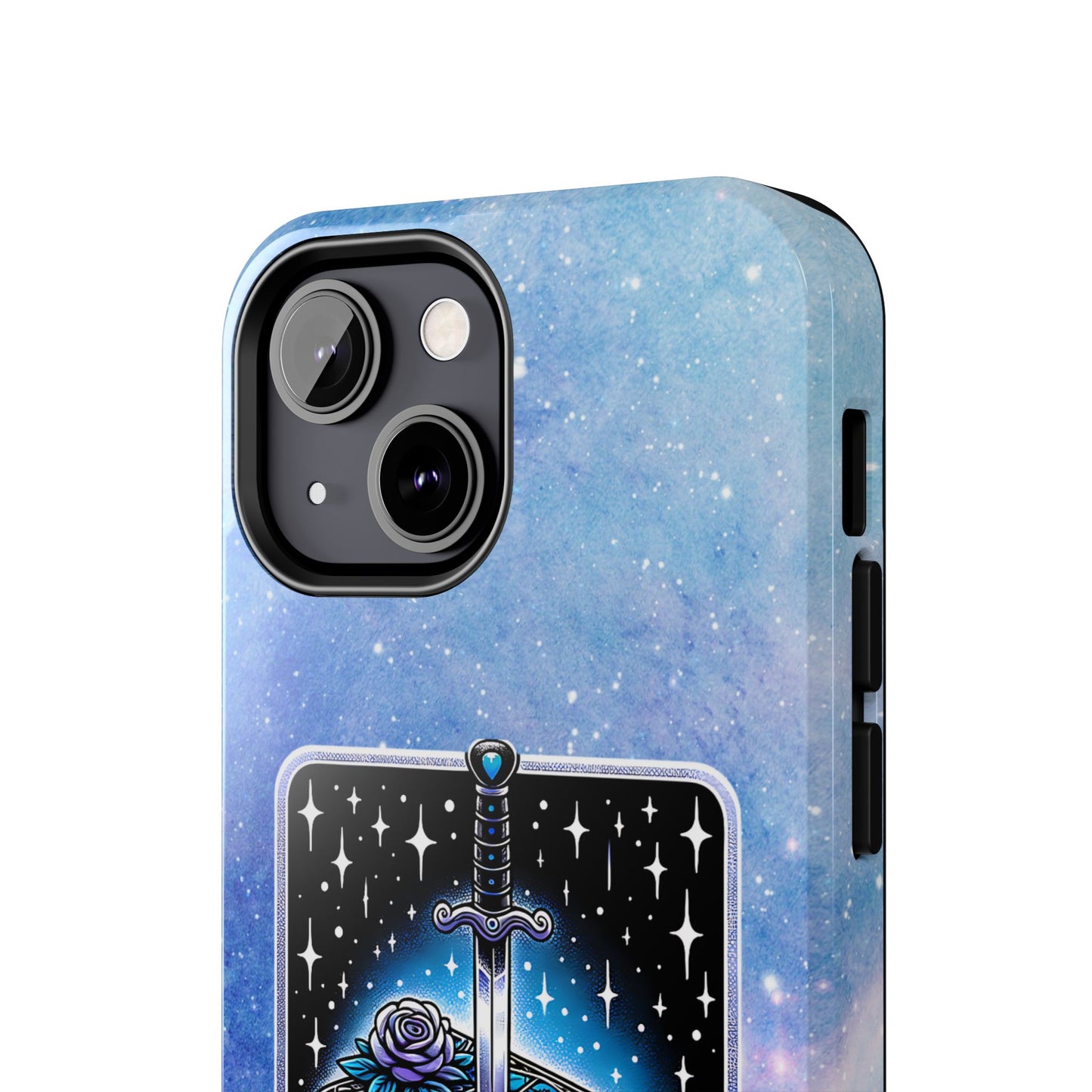 Fantasy Book Club Tough Phone Case — Sword & Stacked Books Design