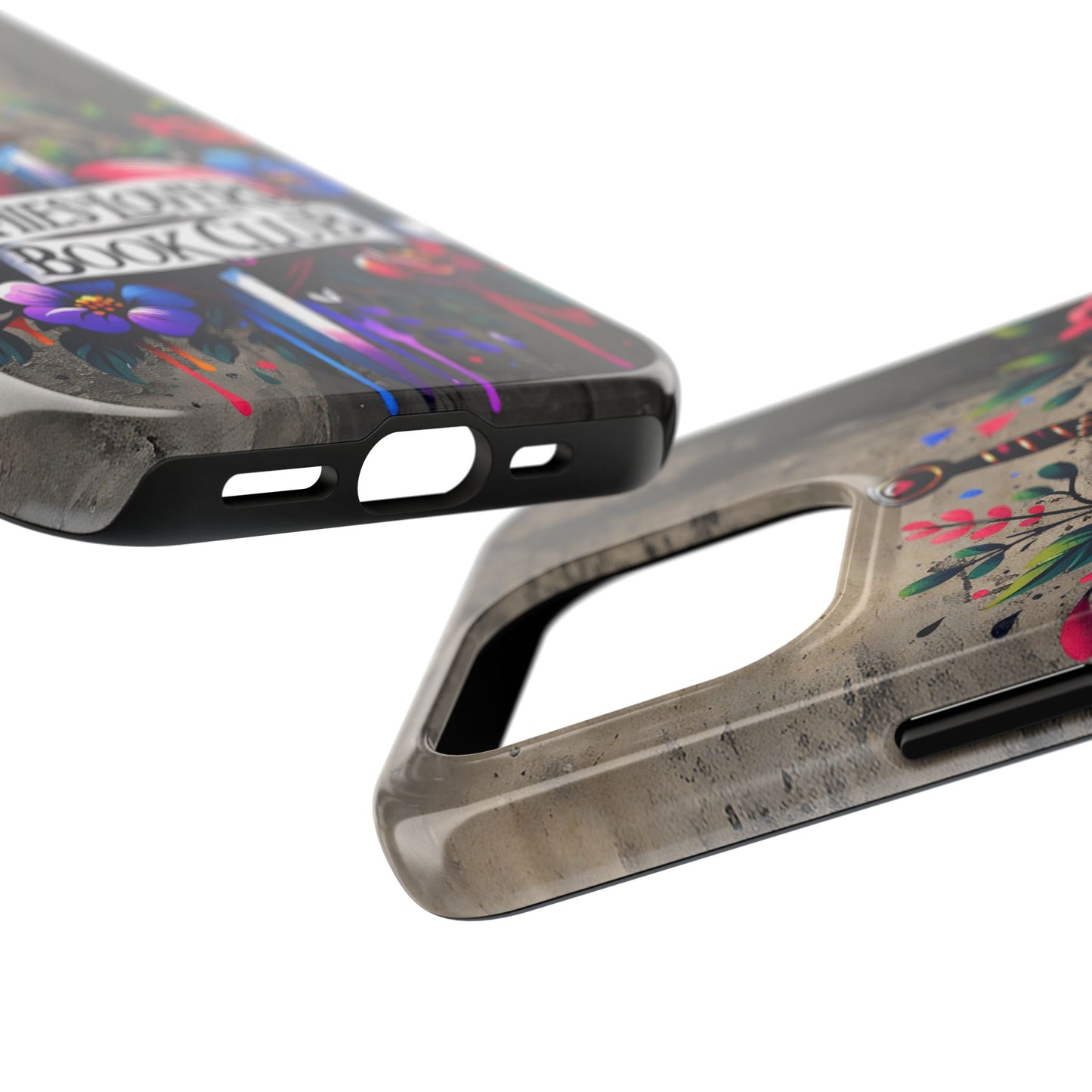 Enemies Lovers Book Club Phone Case — Gothic Floral Sword Protective Cover