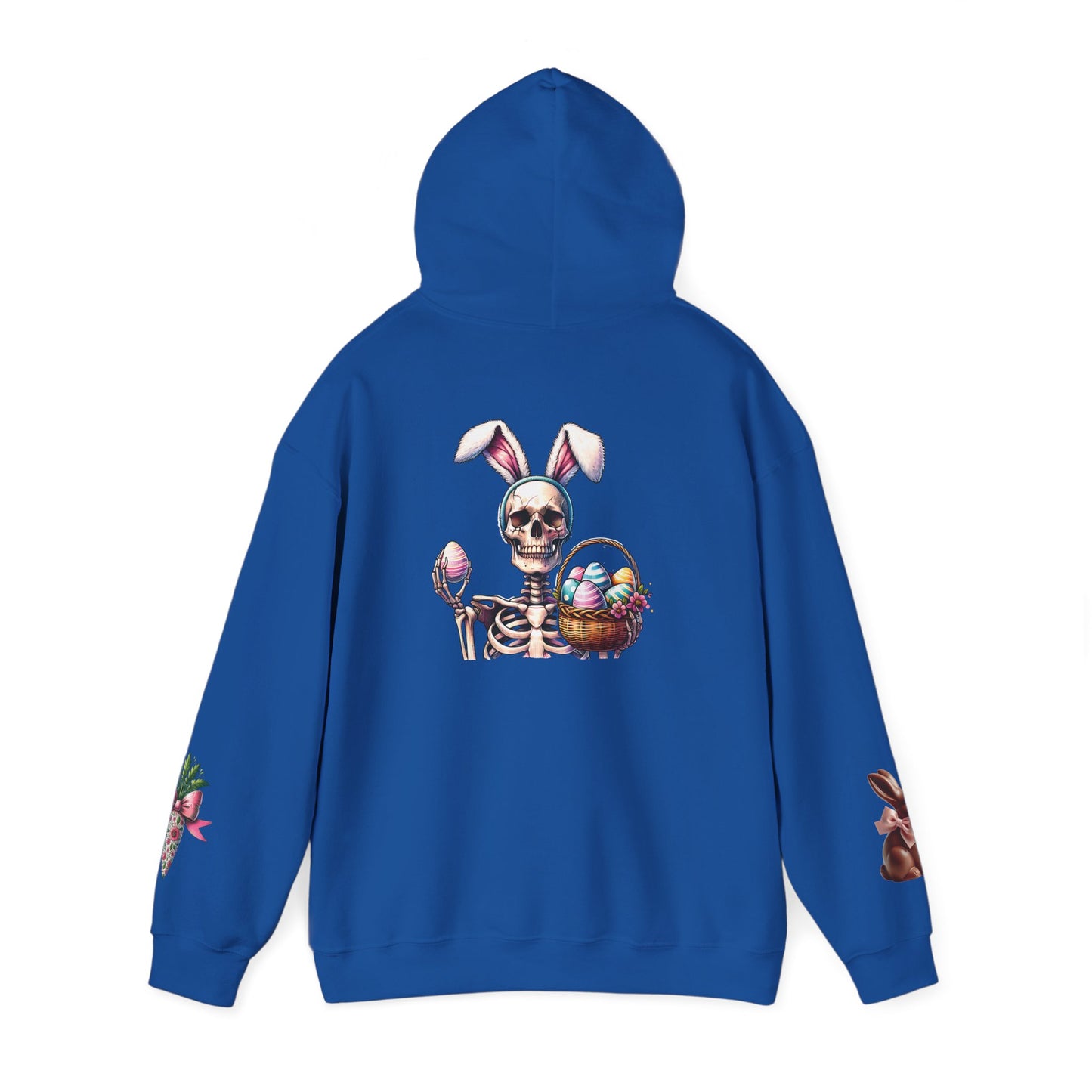 Skeleton Hoodie — "Dead inside buy is Easter" Easter Skull Pullover