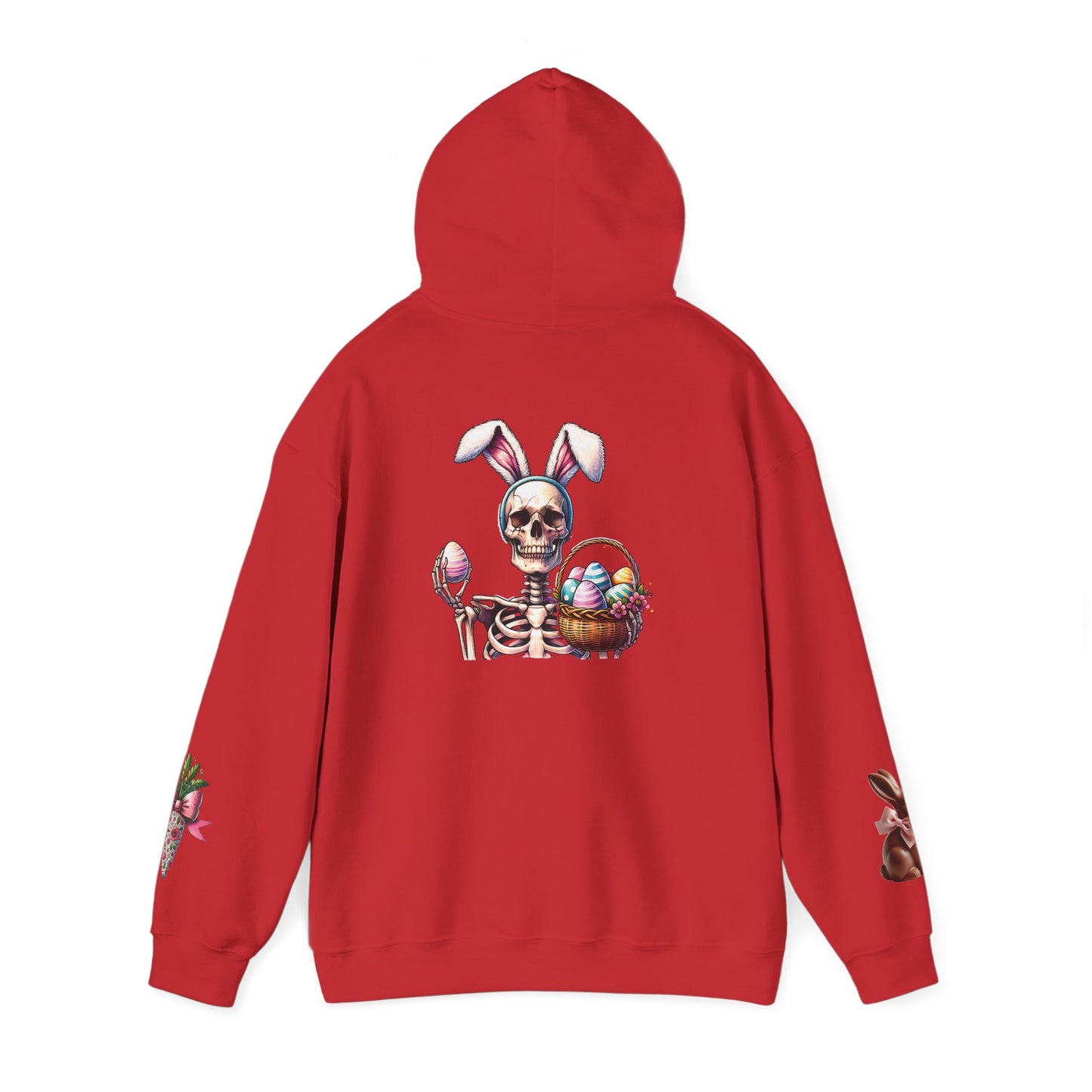 Skeleton Hoodie — "Dead inside buy is Easter" Easter Skull Pullover
