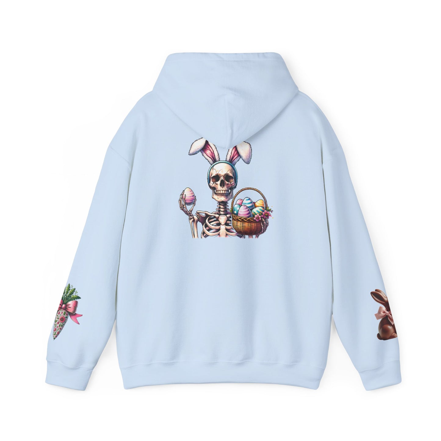 Skeleton Hoodie — "Dead inside buy is Easter" Easter Skull Pullover