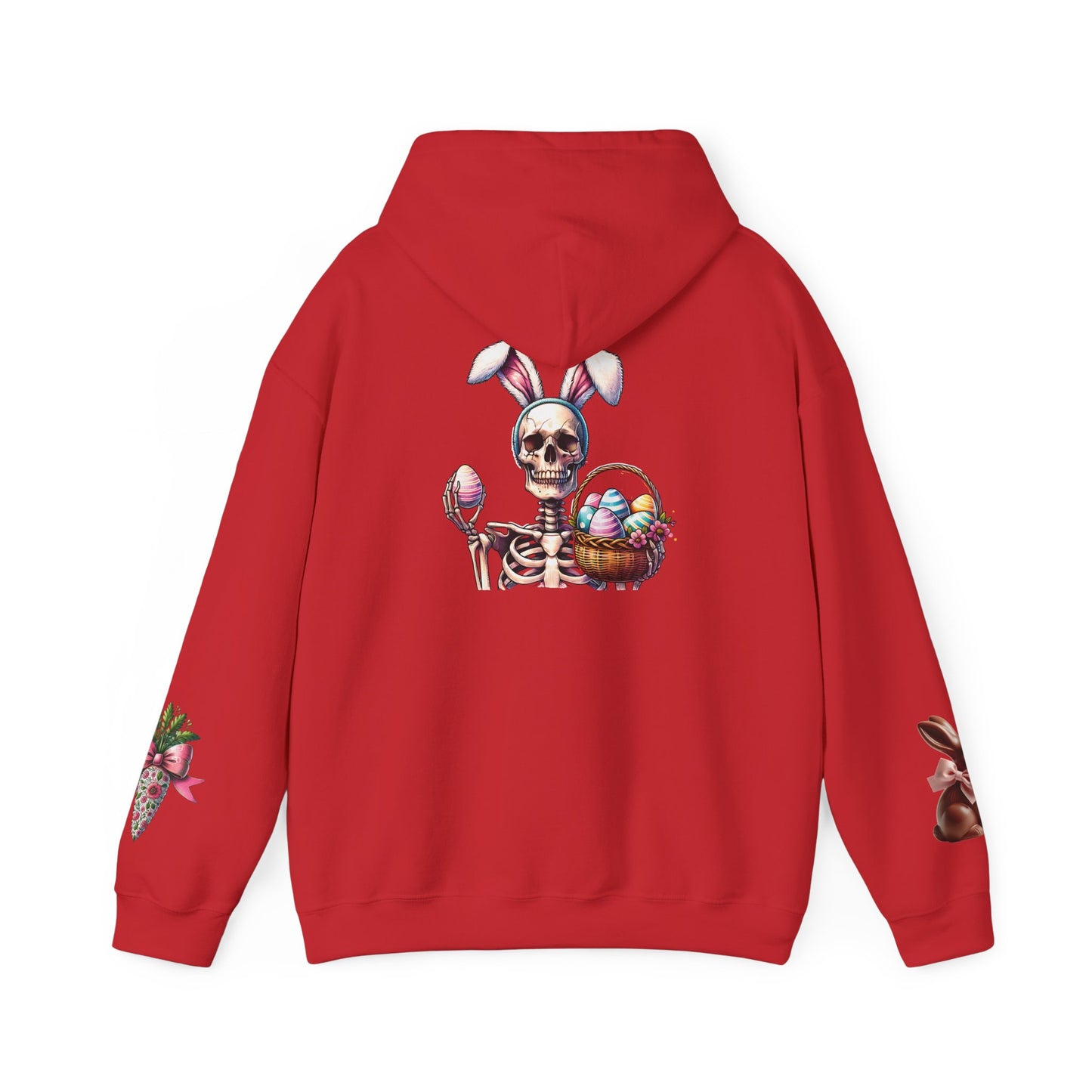 Skeleton Hoodie — "Dead inside buy is Easter" Easter Skull Pullover