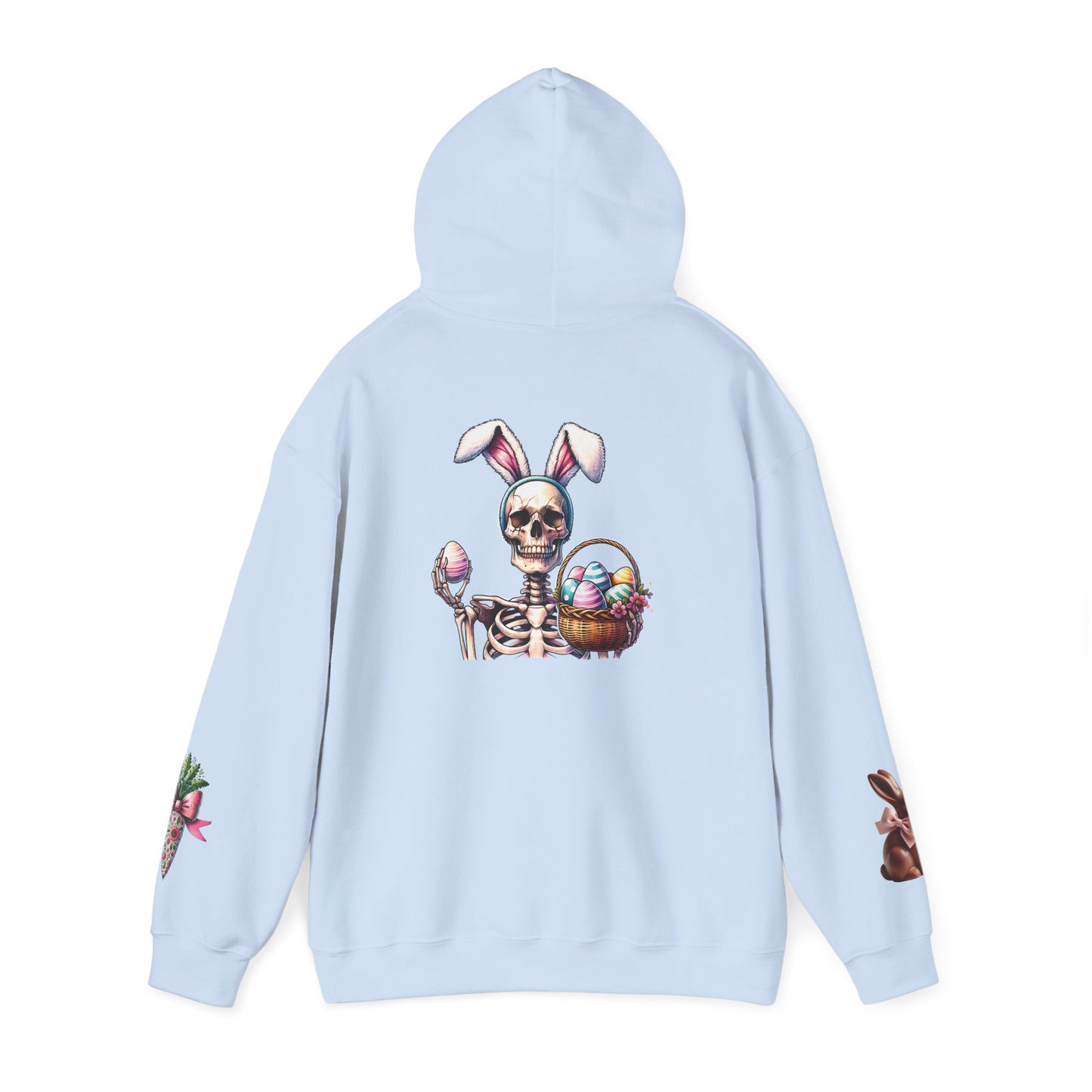Skeleton Hoodie — "Dead inside buy is Easter" Easter Skull Pullover