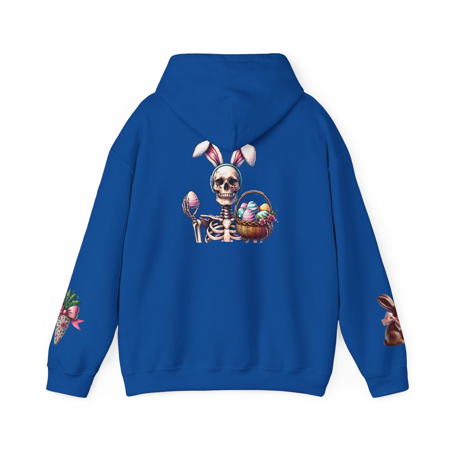 Skeleton Hoodie — "Dead inside buy is Easter" Easter Skull Pullover
