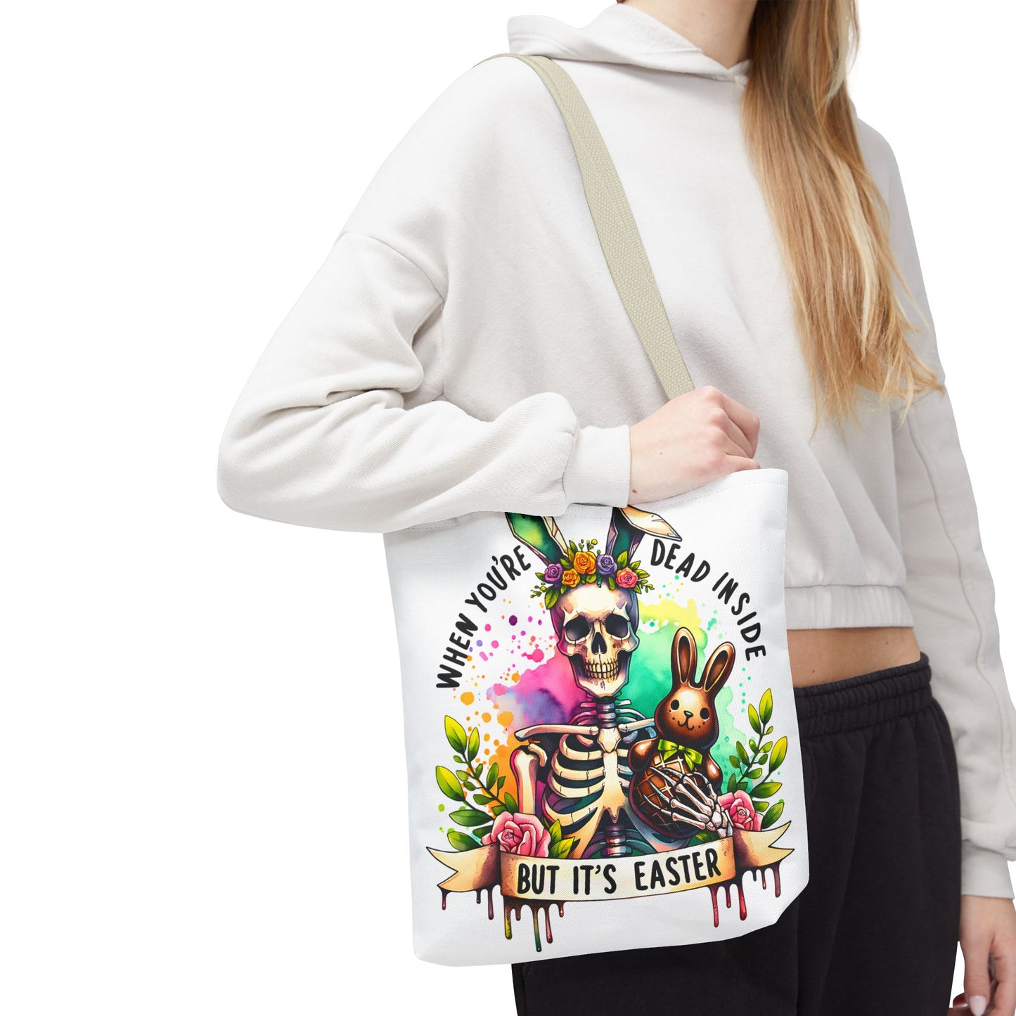 Easter Skeleton Tote