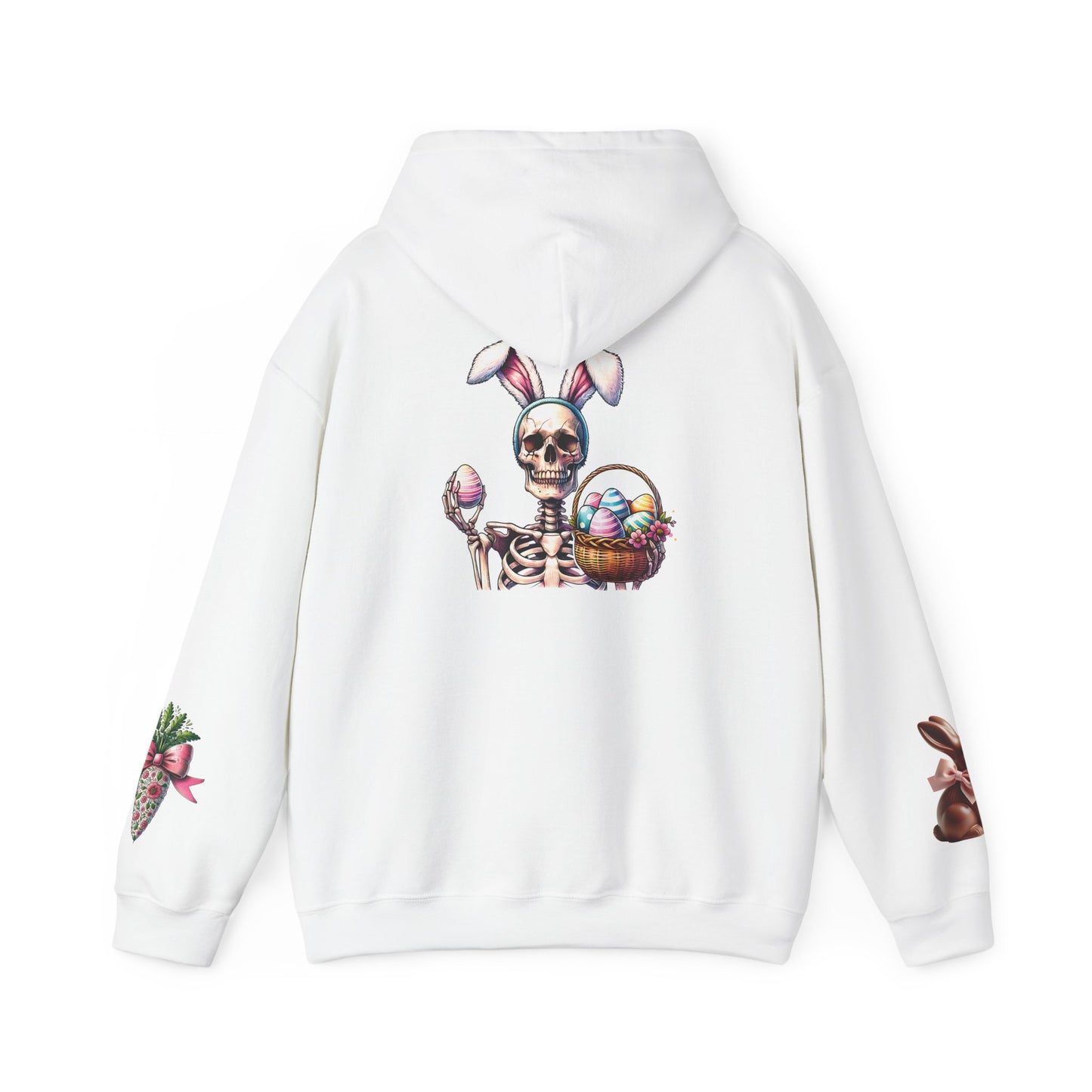 Skeleton Hoodie — "Dead inside buy is Easter" Easter Skull Pullover