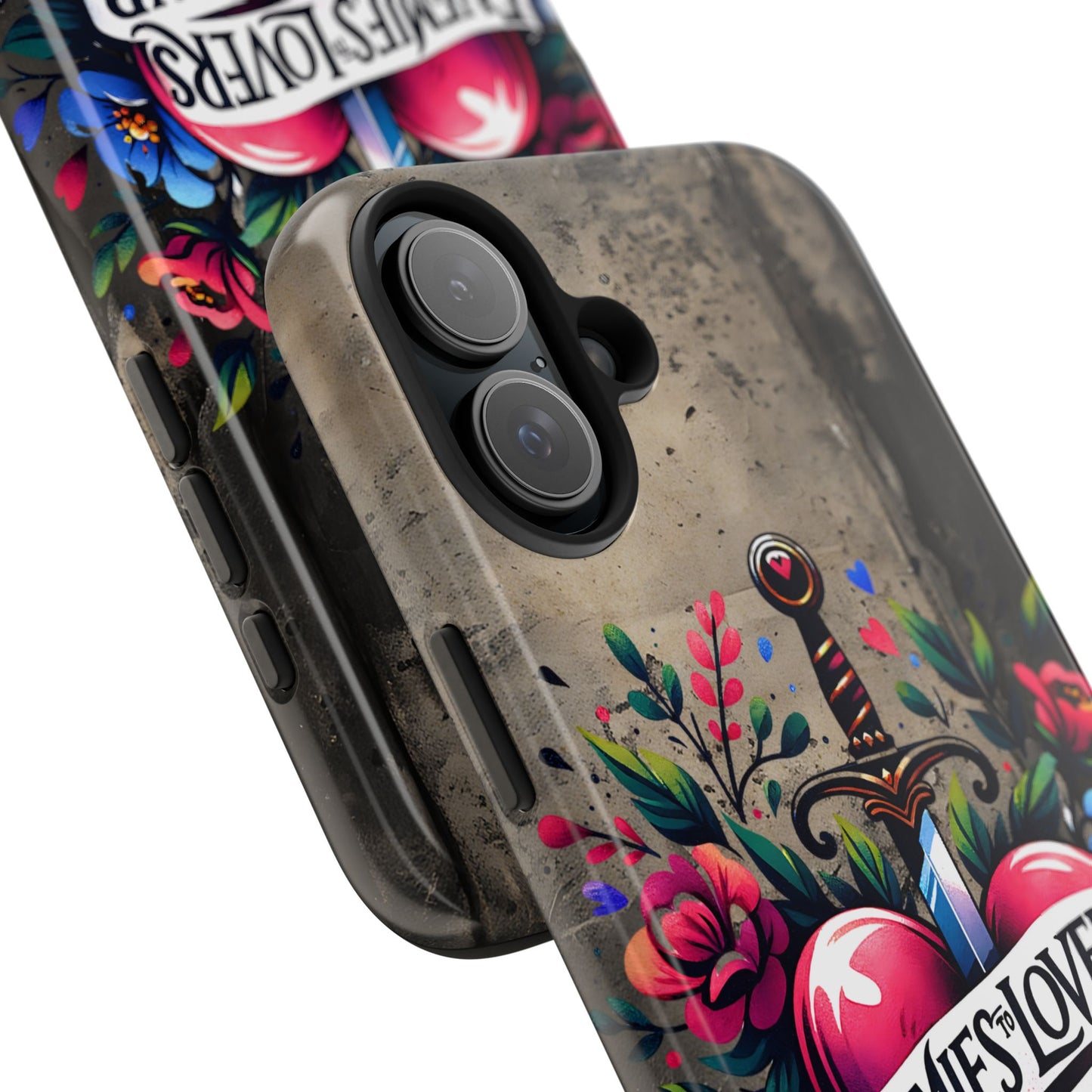 Enemies Lovers Book Club Phone Case — Gothic Floral Sword Protective Cover