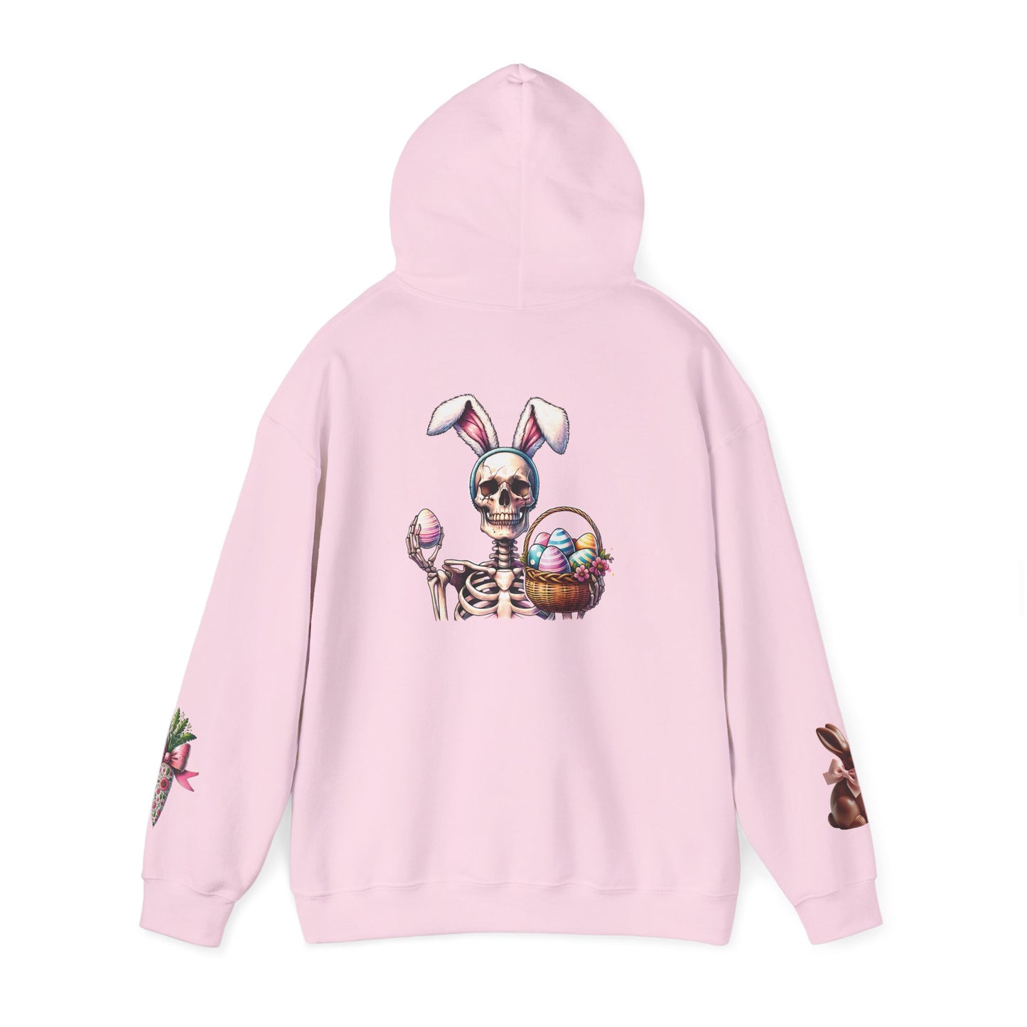Skeleton Hoodie — "Dead inside buy is Easter" Easter Skull Pullover