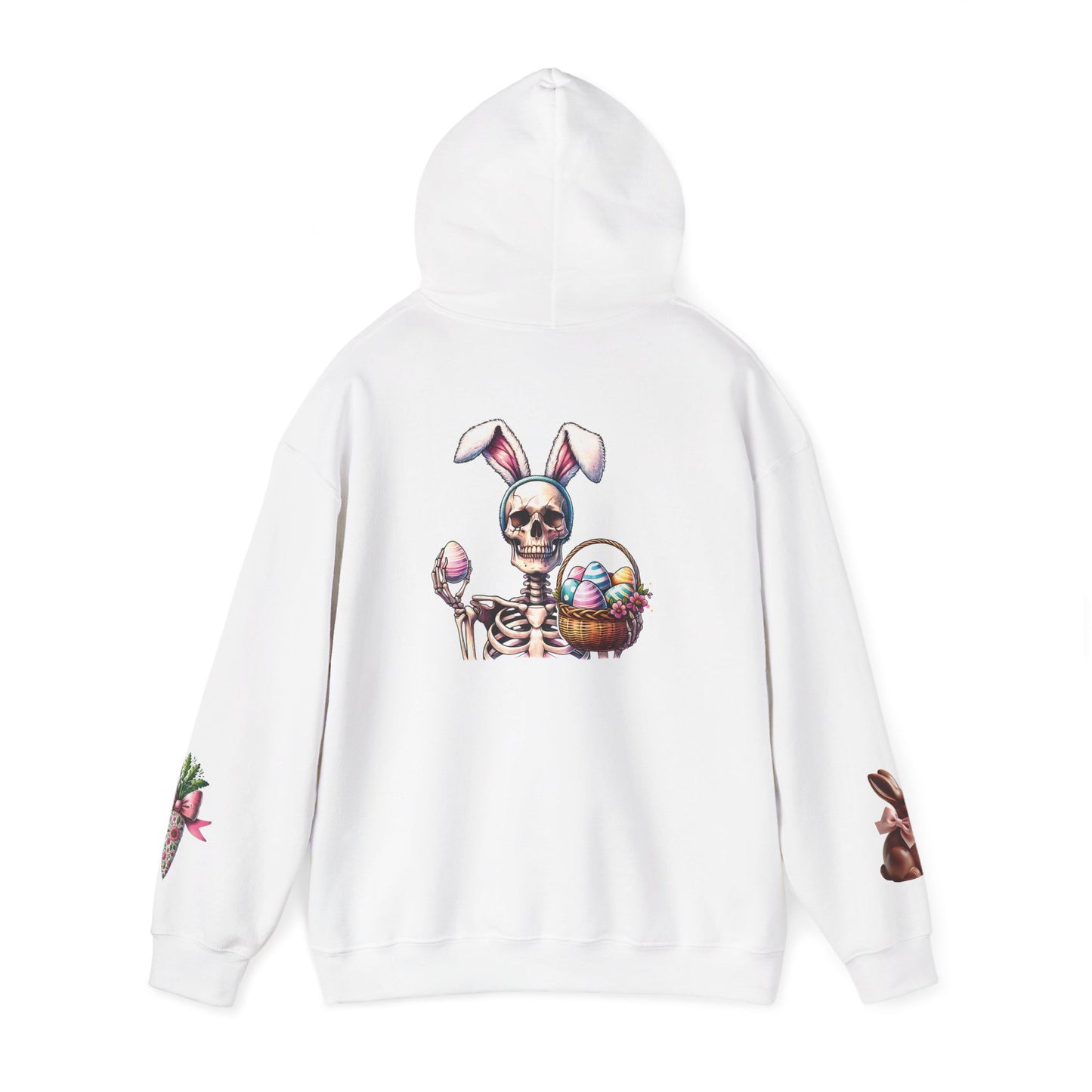 Skeleton Hoodie — "Dead inside buy is Easter" Easter Skull Pullover