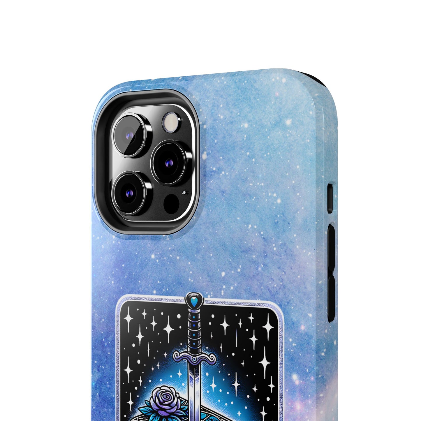 Fantasy Book Club Tough Phone Case — Sword & Stacked Books Design
