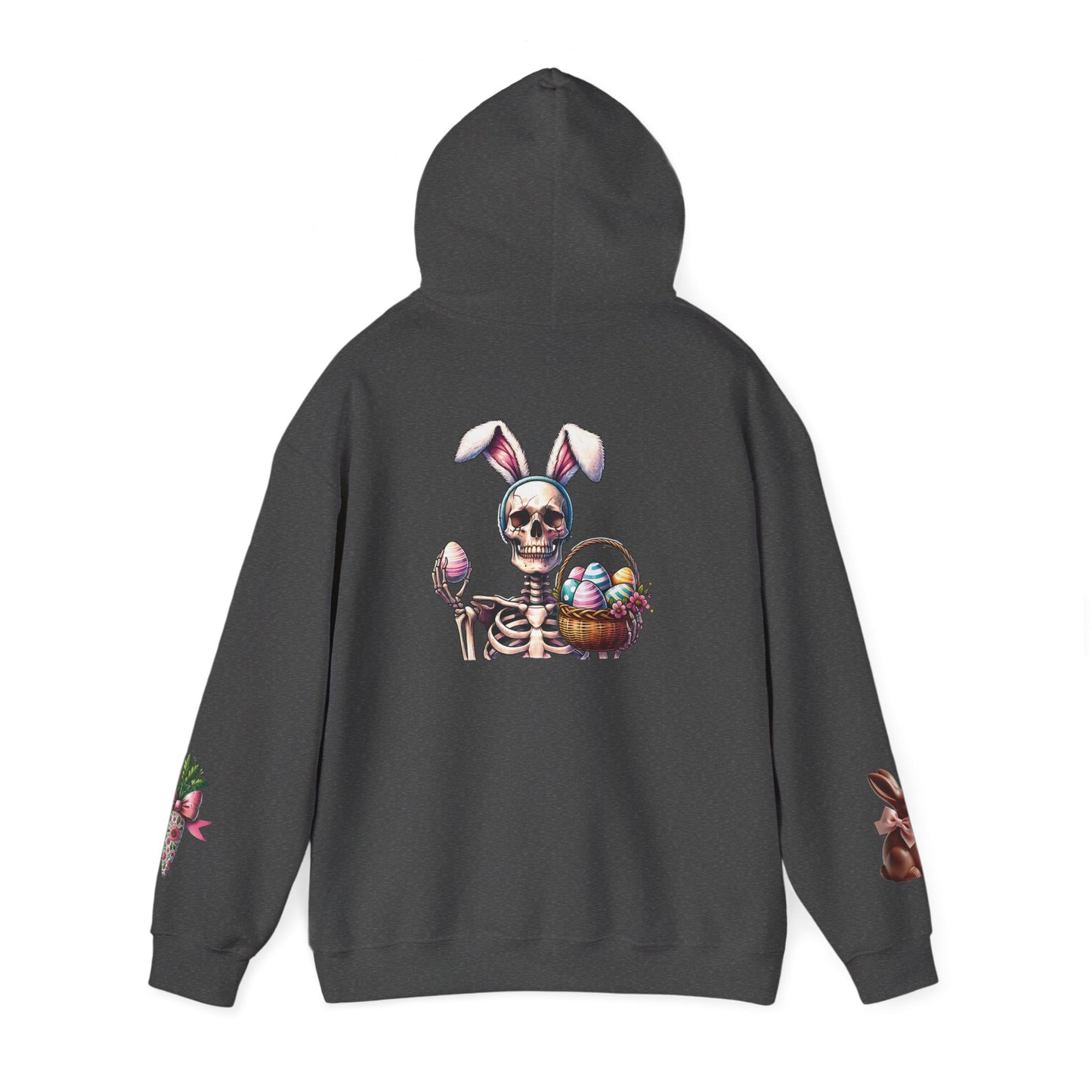 Skeleton Hoodie — "Dead inside buy is Easter" Easter Skull Pullover