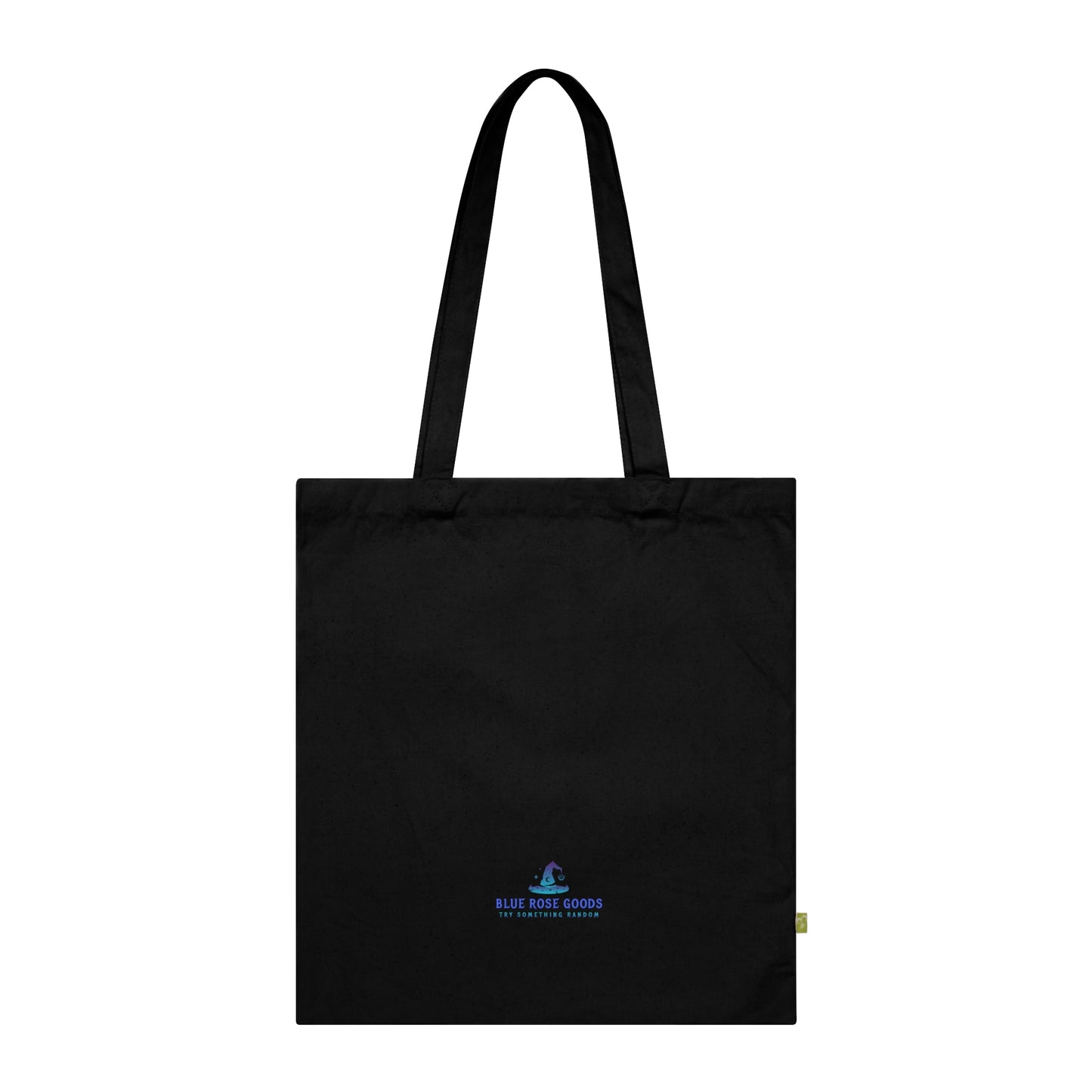 Tote Bag — "You Had Me at Trigger Warning" Black Organic Cotton Tote