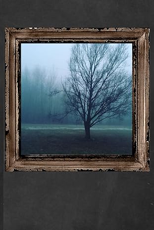 Spooky tree Framed notebook